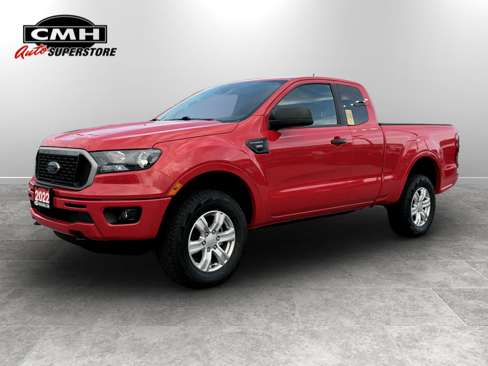Race Red 2022 Ford Ranger Pickup Truck Four-Wheel Drive Automatic
