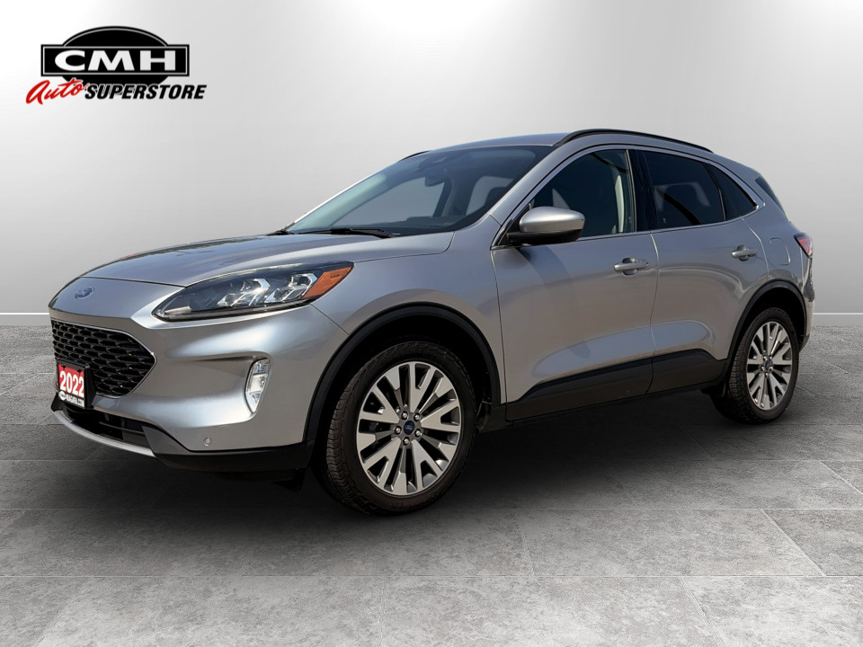 Iconic Silver Metallic 2022 Ford Escape SUV / Crossover All-Wheel Drive Automatic