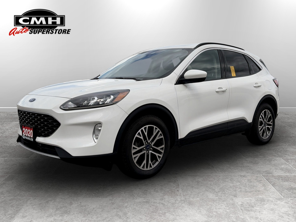 Star White Tri-Coat 2020 Ford Escape SUV / Crossover All-Wheel Drive Automatic