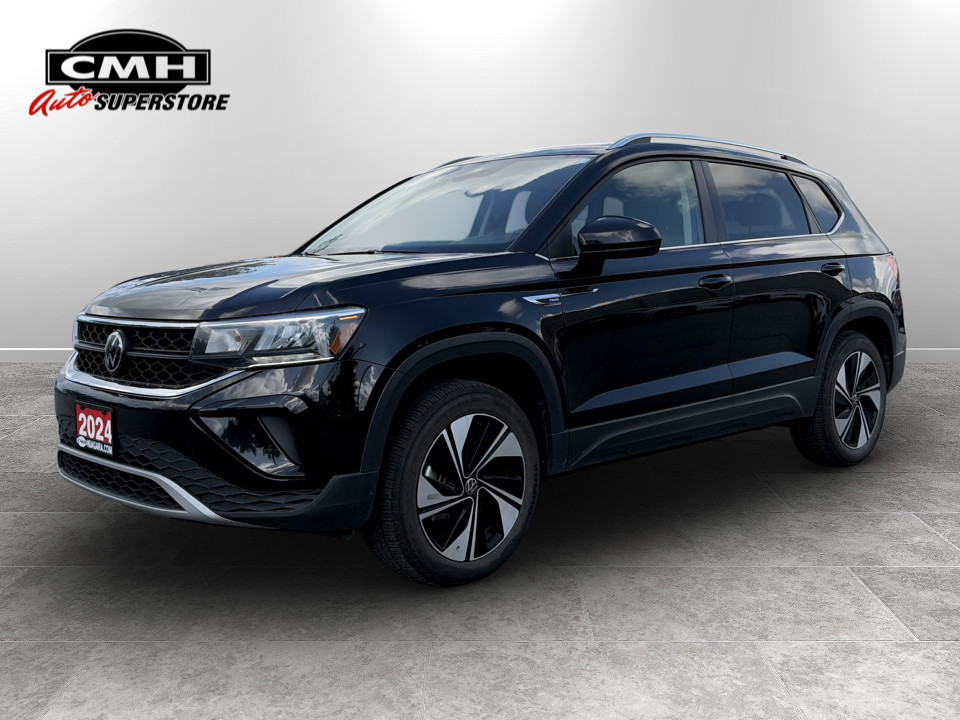 Deep Black Pearl 2024 Volkswagen Taos SUV / Crossover  Automatic