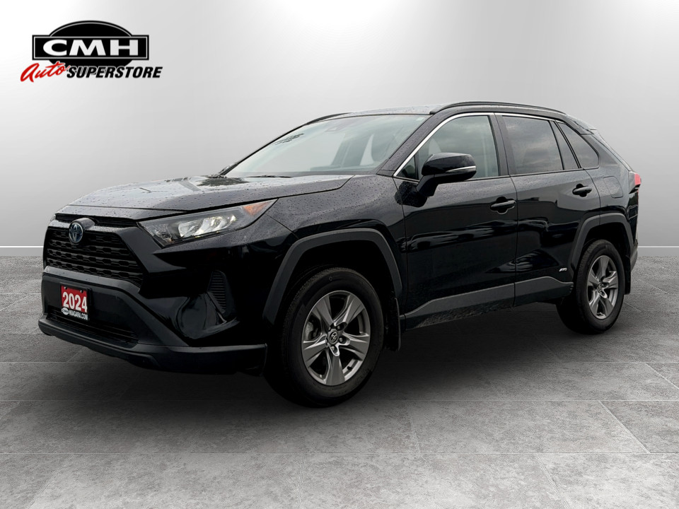 Midnight Black Metallic 2024 Toyota RAV4 Hybrid SUV / Crossover All-Wheel Drive Automatic