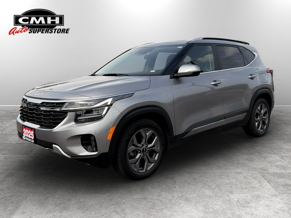Gray (Steel Silver Metallic) 2025 Kia Seltos SUV / Crossover All-Wheel Drive Automatic