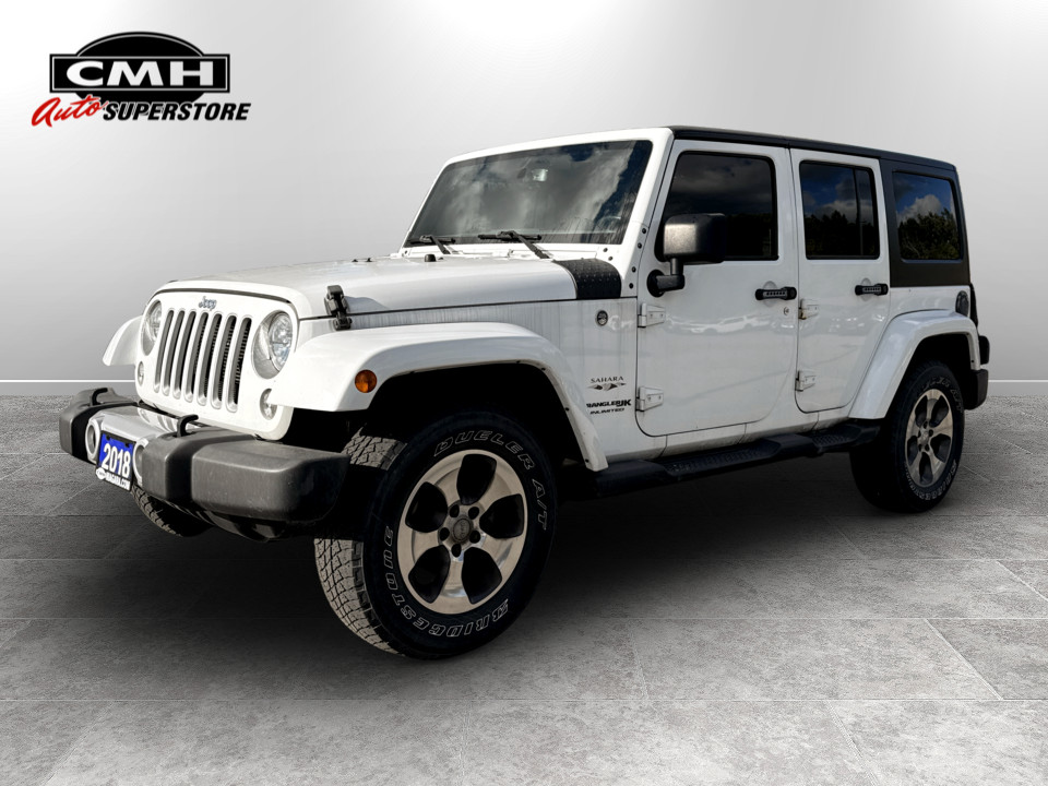 Bright White 2018 Jeep Wrangler SUV / Crossover Four-Wheel Drive Automatic