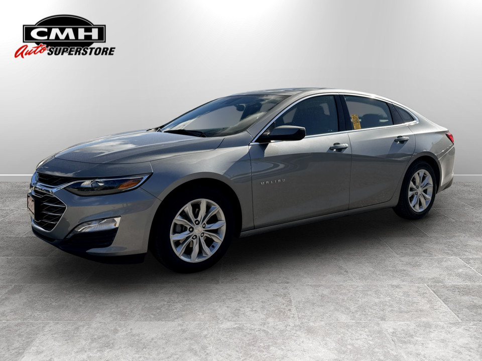 Gray (Sterling Grey Metallic) 2024 Chevrolet Malibu Sedan Front-Wheel Drive Automatic