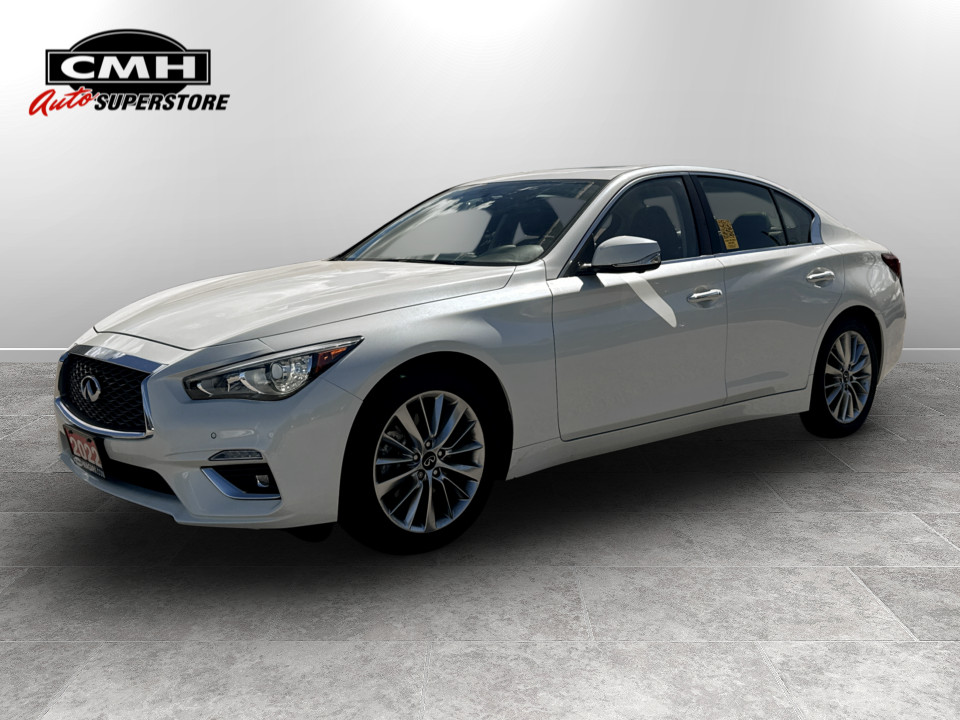 Majestic White 2022 INFINITI Q50 Sedan All-Wheel Drive Automatic