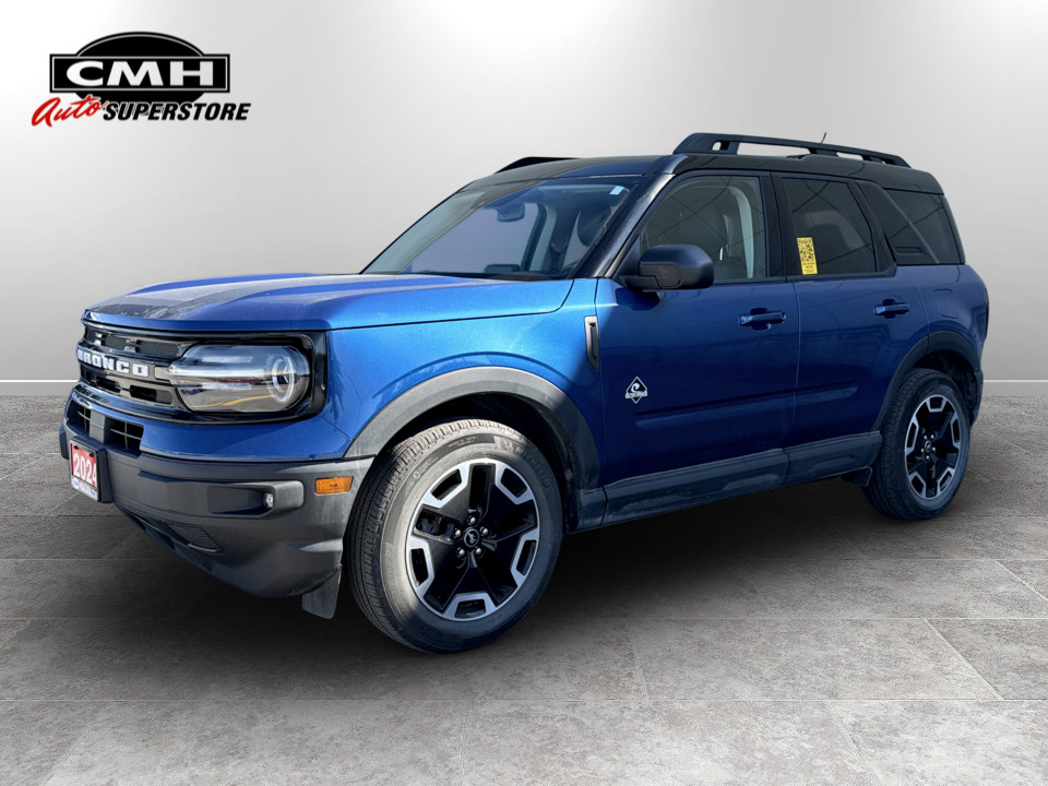 Atlas Blue Metallic 2024 Ford Bronco Sport SUV / Crossover All-Wheel Drive Automatic