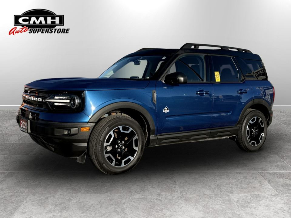 Atlas Blue Metallic 2024 Ford Bronco Sport SUV / Crossover All-Wheel Drive Automatic