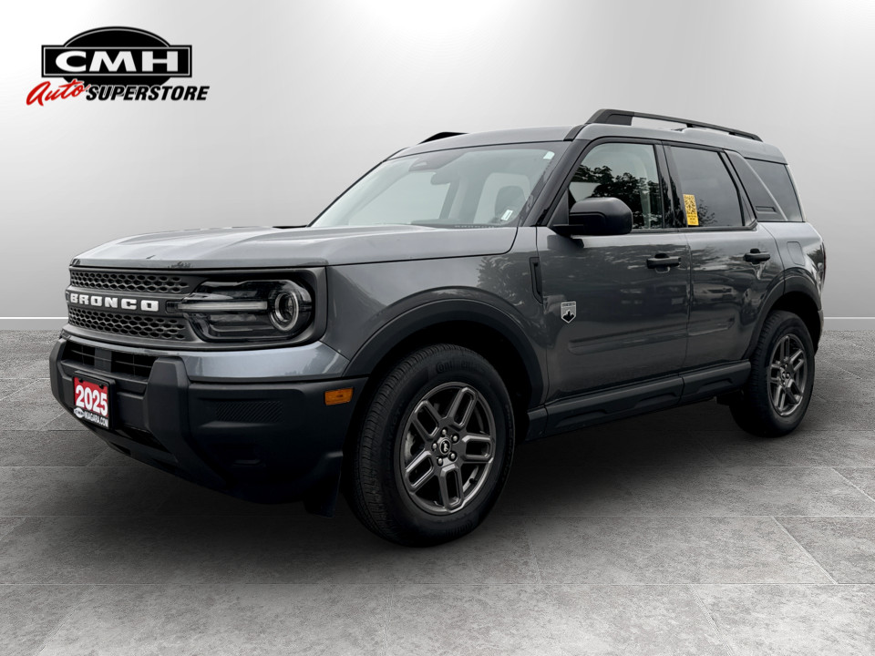 Gray (Carbonized Grey Metallic) 2025 Ford Bronco Sport SUV / Crossover All-Wheel Drive Automatic