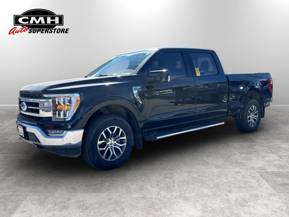 Antimatter Blue Metallic 2021 Ford F-150 Pickup Truck Four-Wheel Drive Automatic