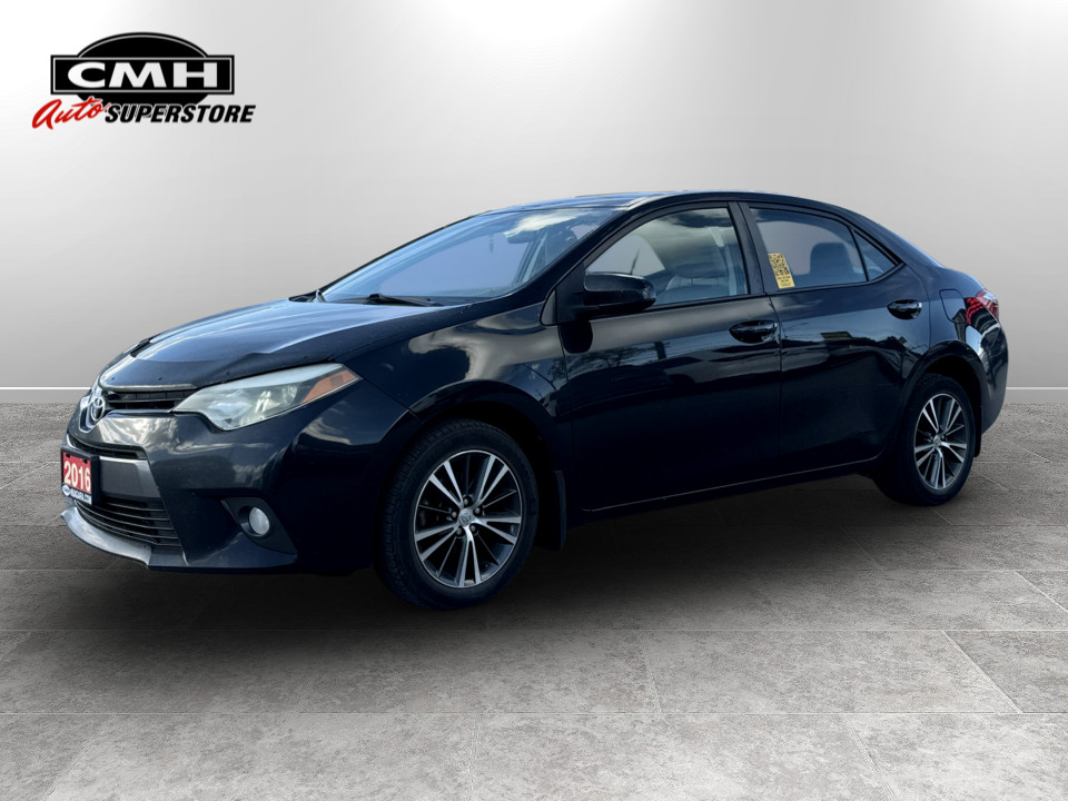 Black Sand Pearl 2016 Toyota Corolla Sedan Front-Wheel Drive Automatic