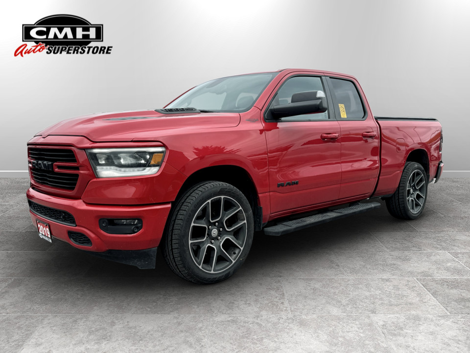 Flame Red 2019 RAM 1500 Pickup Truck Automatic