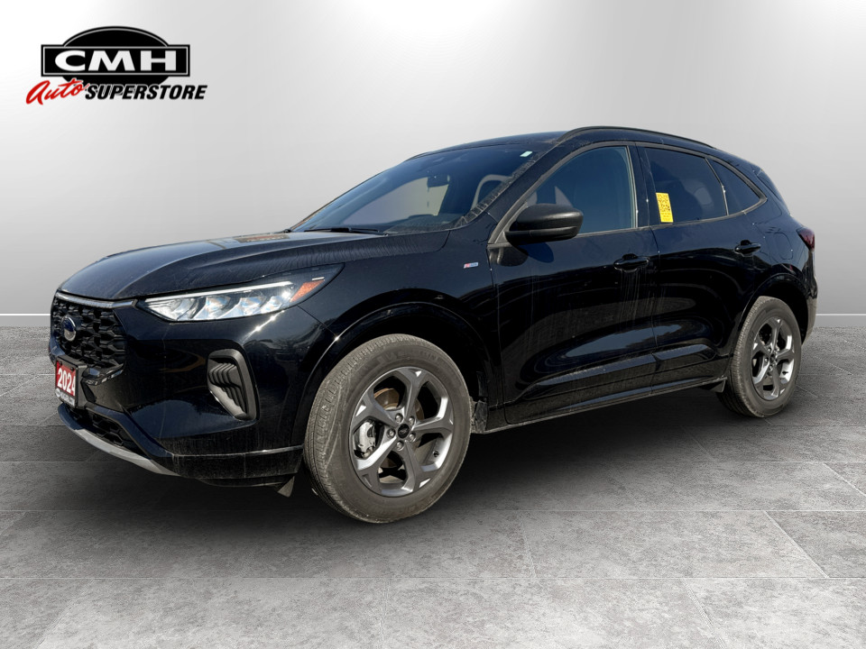 Agate Black Metallic 2024 Ford Escape Hybrid SUV / Crossover Automatic