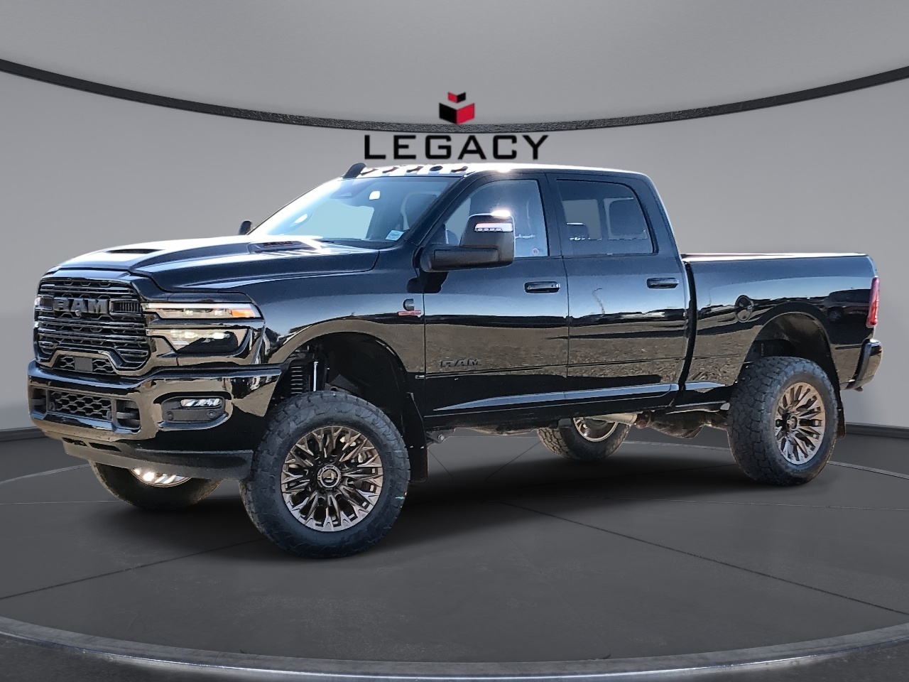Diamond Black Crystal Pearlcoat 2026 RAM 3500 Pickup Truck Four-Wheel Drive Automatic