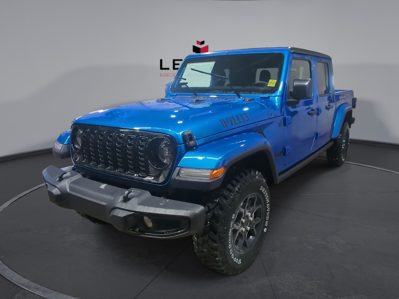 Hydro Blue Pearl 2026 Jeep Gladiator Willys '41 4dr Crew Cab 4WD Pickup Truck Four-Wheel Drive Automatic