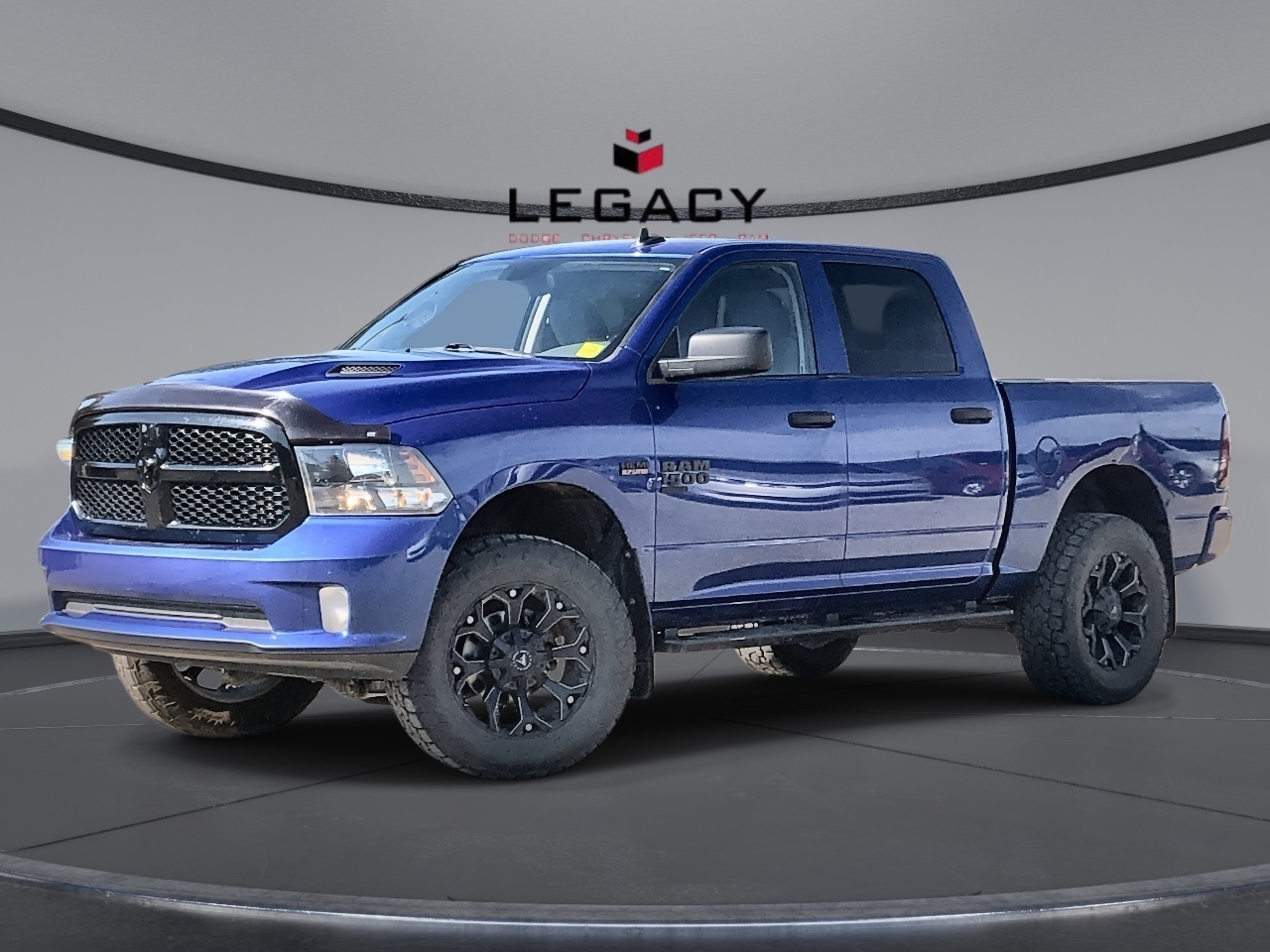 B5 Blue 2019 RAM 1500 Pickup Truck Four-Wheel Drive Automatic
