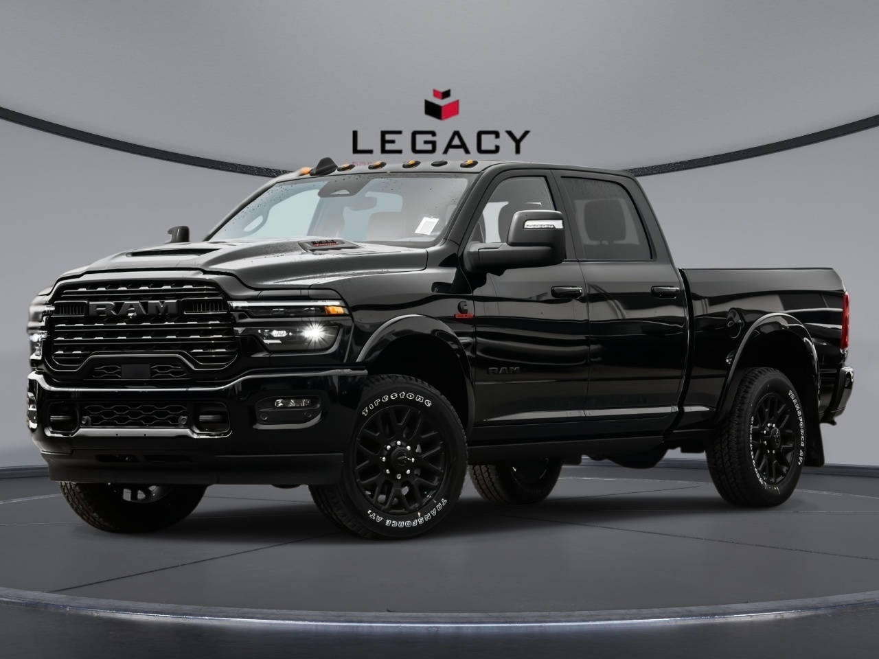 Diamond Black Crystal Pearl 2026 RAM 3500 Pickup Truck Four-Wheel Drive Automatic