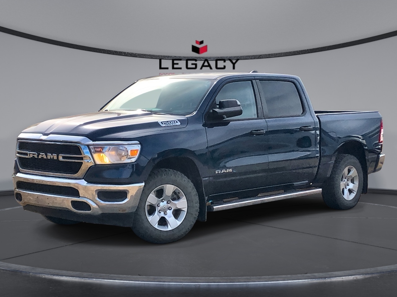 Patriot Blue Pearl 2019 RAM 1500 Pickup Truck Four-Wheel Drive Automatic