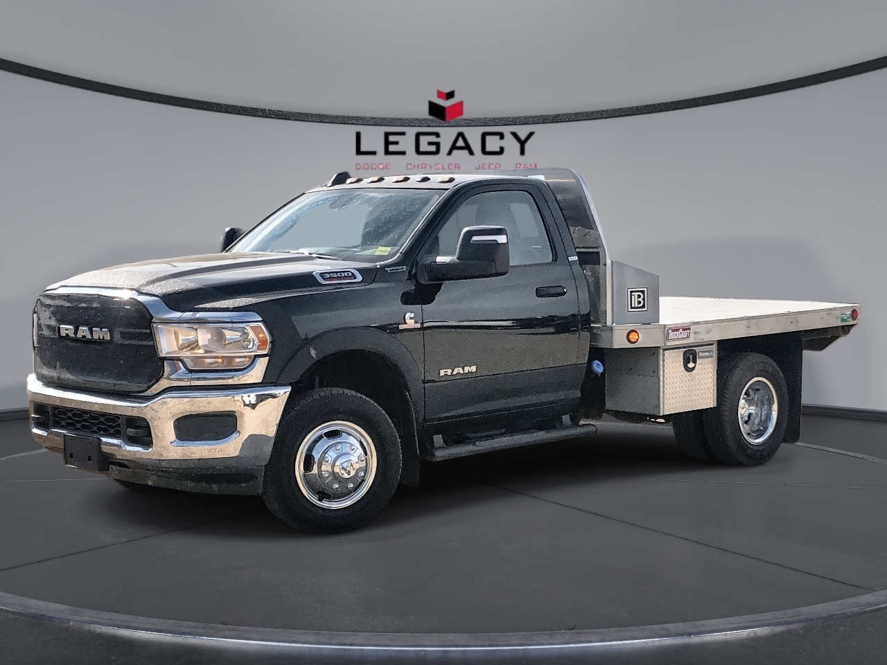 Black 2024 RAM 3500 Chassis Pickup Truck Four-Wheel Drive Automatic