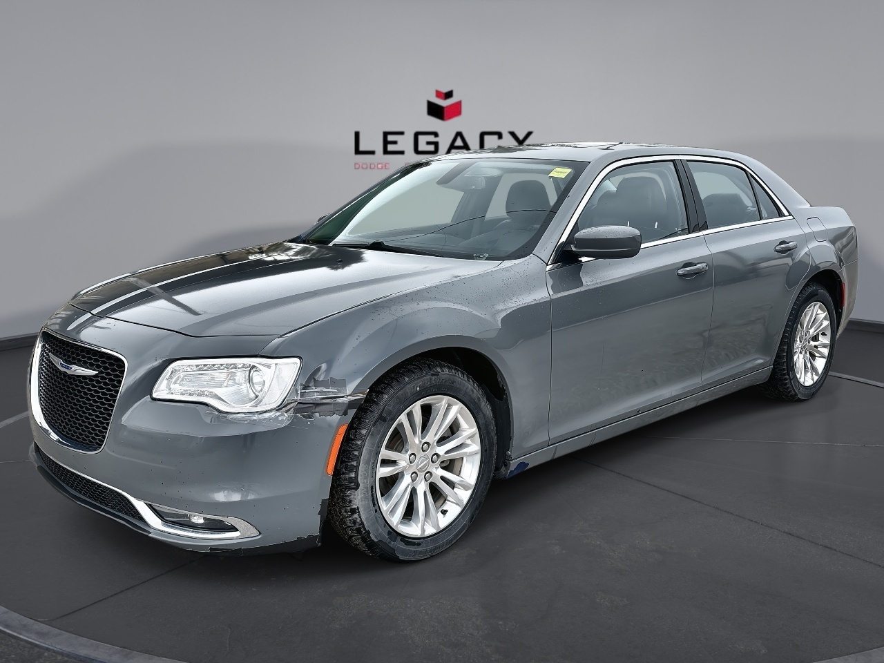 Gray 2020 Chrysler 300 Sedan Rear-Wheel Drive Automatic