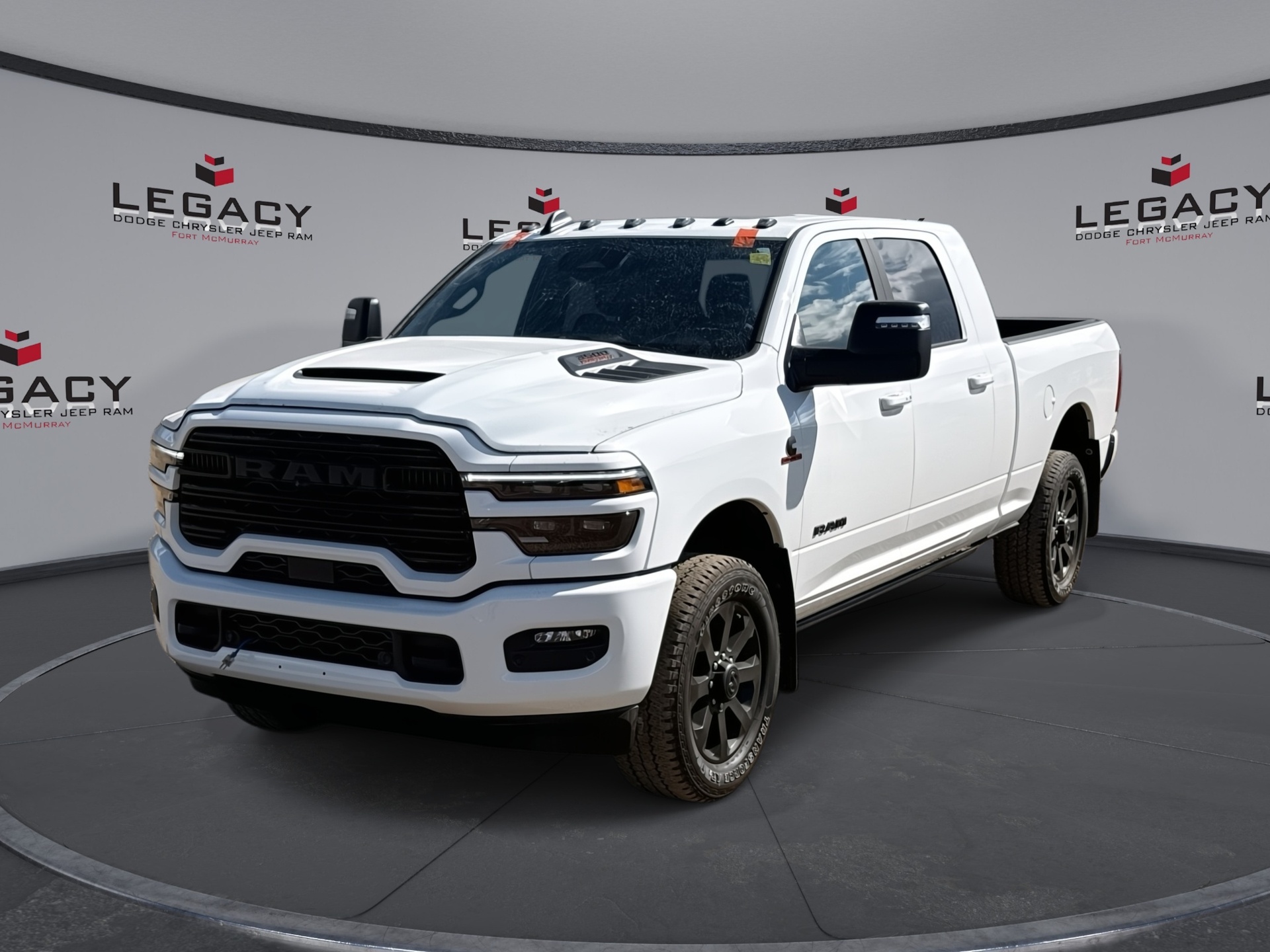 Bright White 2025 RAM 3500 Pickup Truck Four-Wheel Drive Automatic