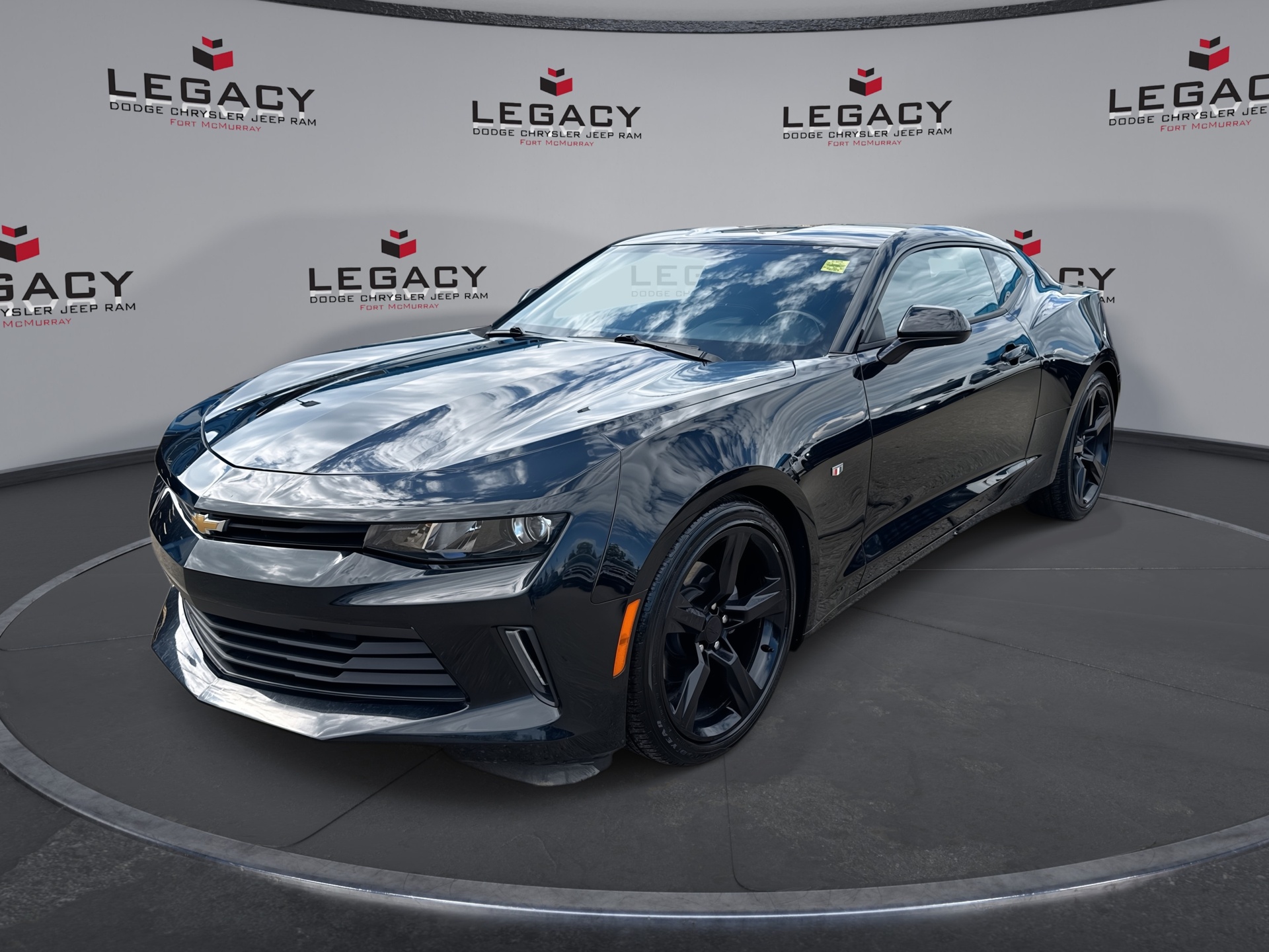 Black 2017 Chevrolet Camaro Coupe Rear-Wheel Drive Automatic
