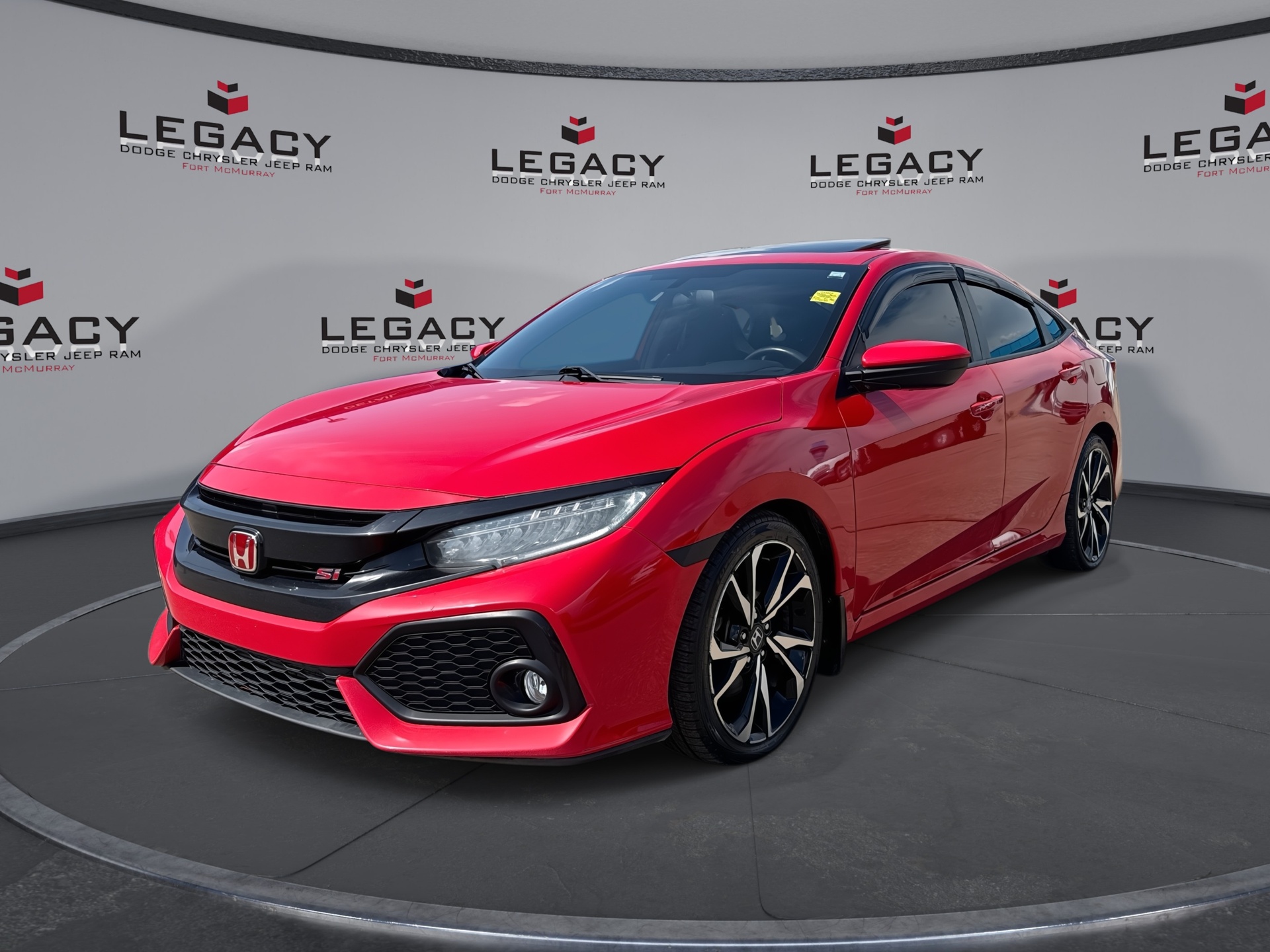 Rallye Red 2019 Honda Civic Sedan Front-Wheel Drive Manual