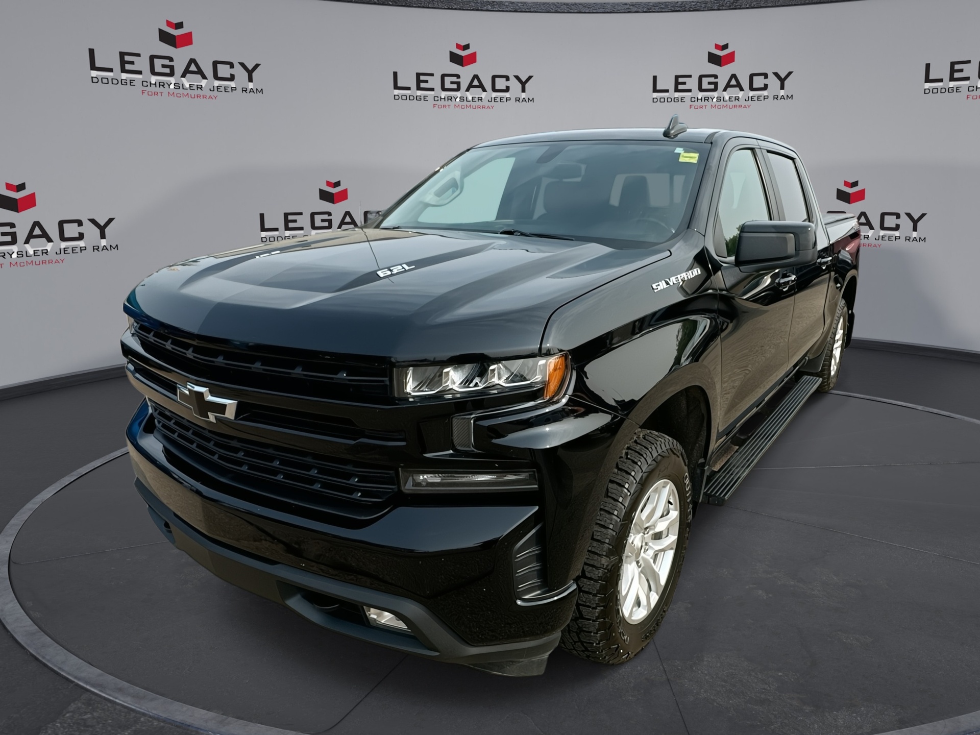 Black 2020 Chevrolet Silverado 1500 Pickup Truck Four-Wheel Drive Automatic