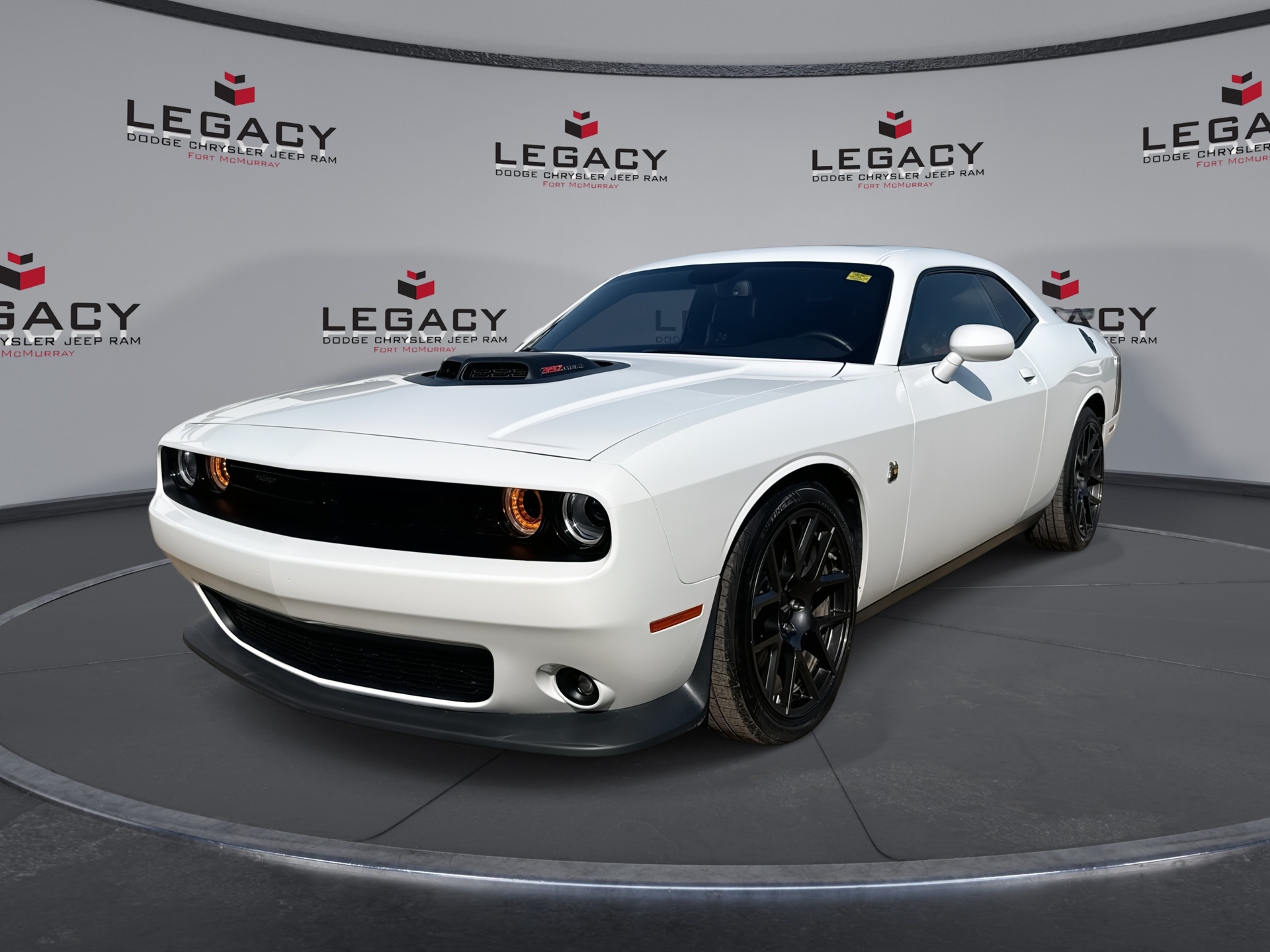 Bright White 2017 Dodge Challenger Coupe Rear-Wheel Drive Automatic