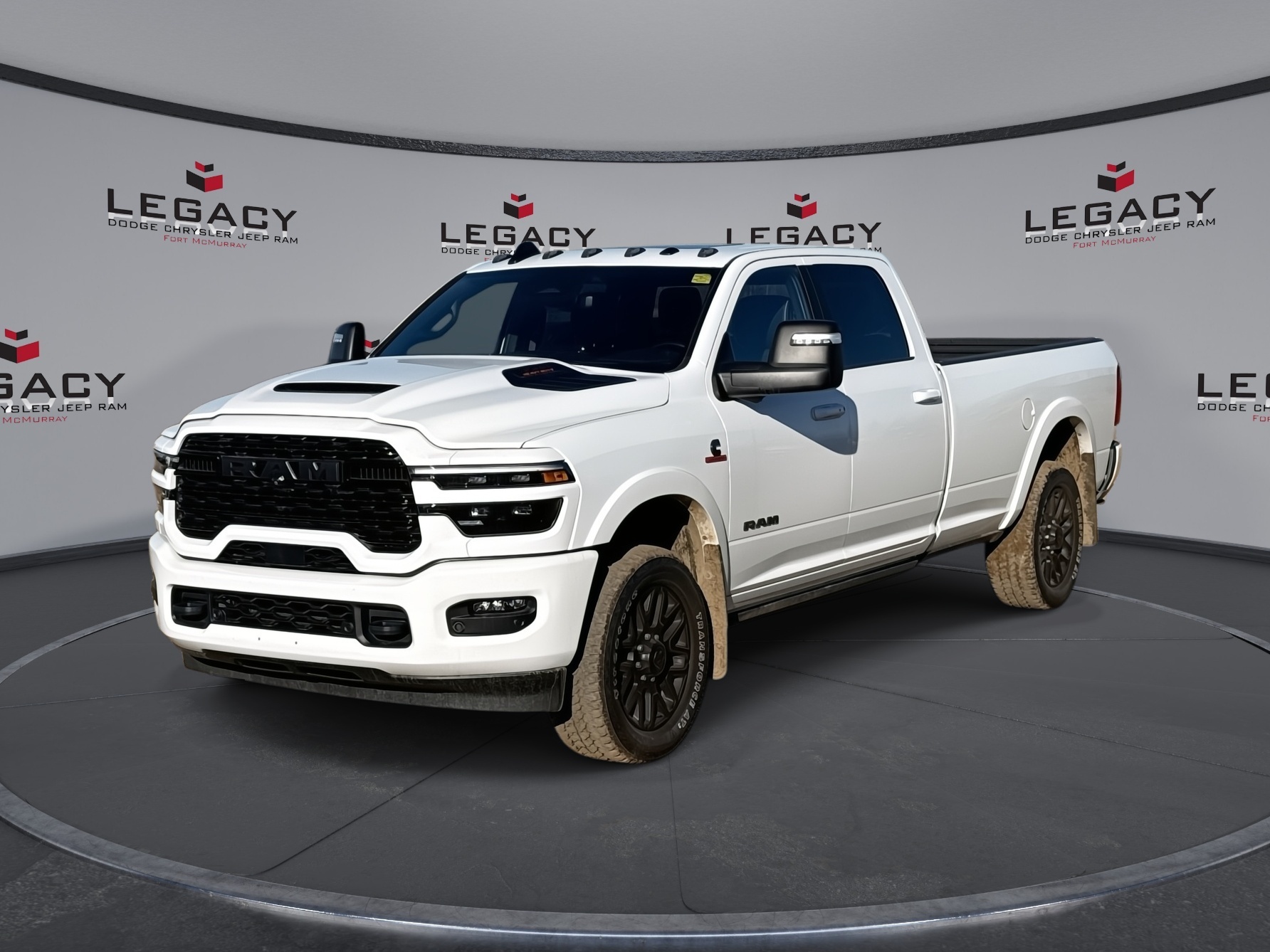 Bright White 2025 RAM 3500 Pickup Truck Four-Wheel Drive Automatic