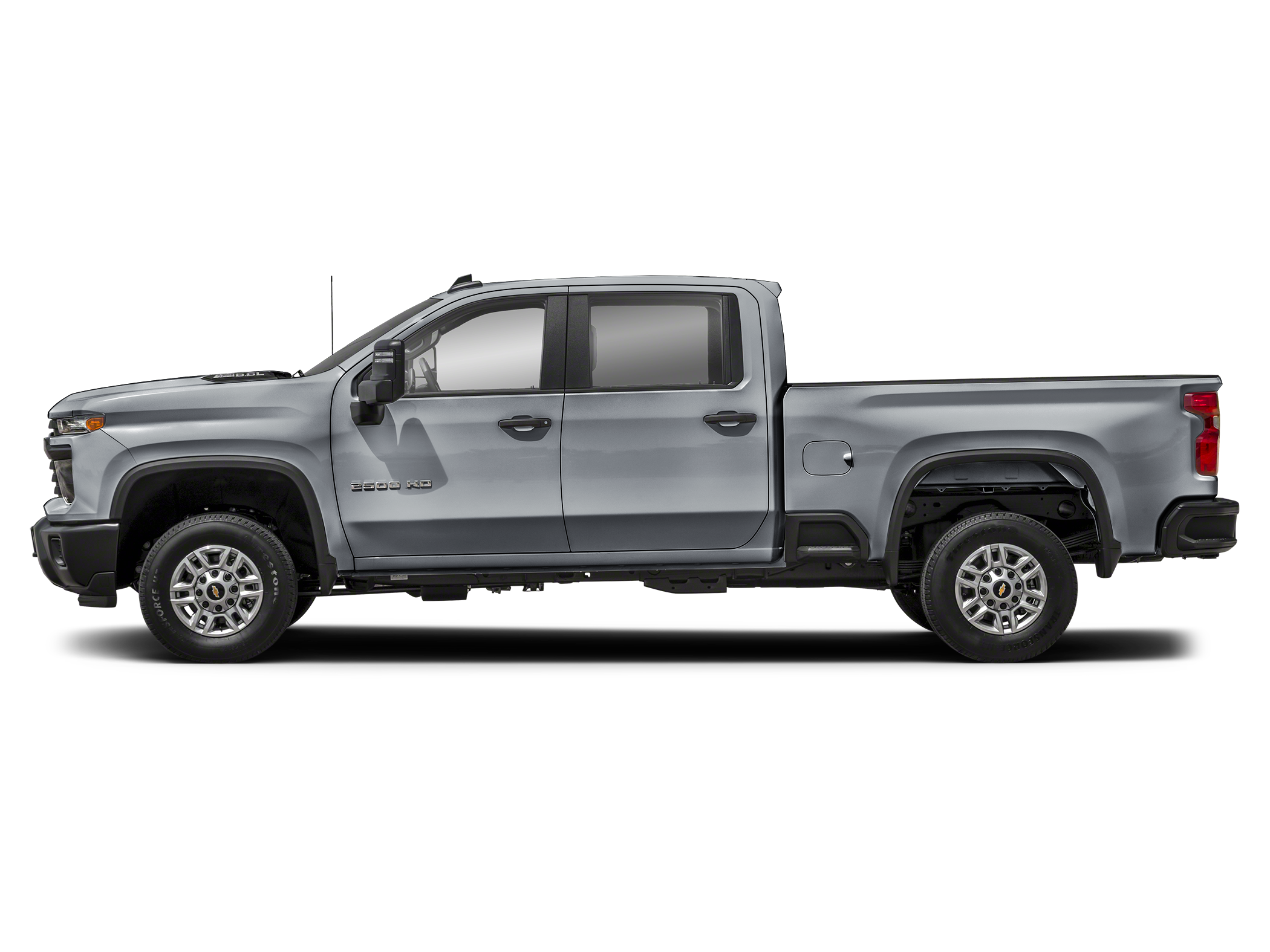 Gray (Sterling Grey Metallic) 2024 Chevrolet Silverado 2500HD Pickup Truck Four-Wheel Drive Automatic