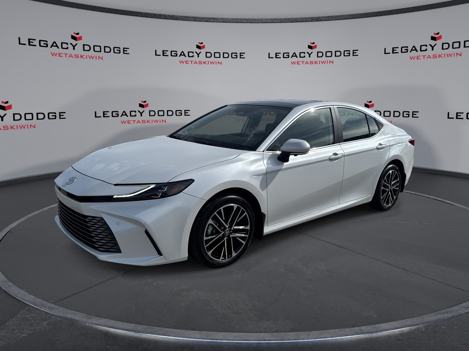 White 2025 Toyota Camry Sedan All-Wheel Drive Continuously Variable Transmission