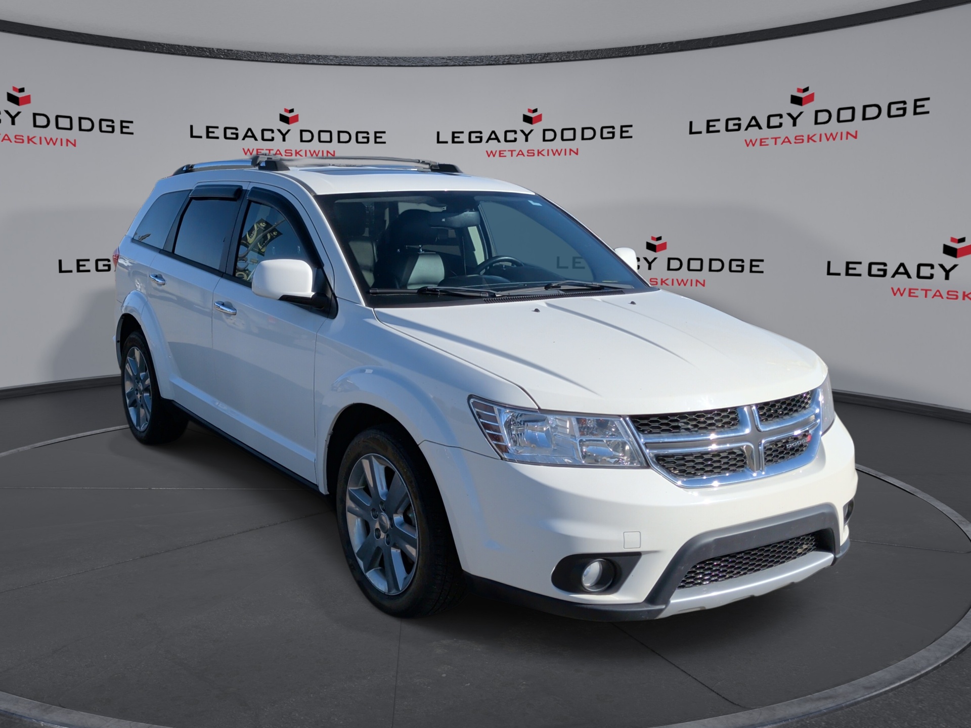 White 2014 Dodge Journey SUV / Crossover All-Wheel Drive 6-Speed Automatic