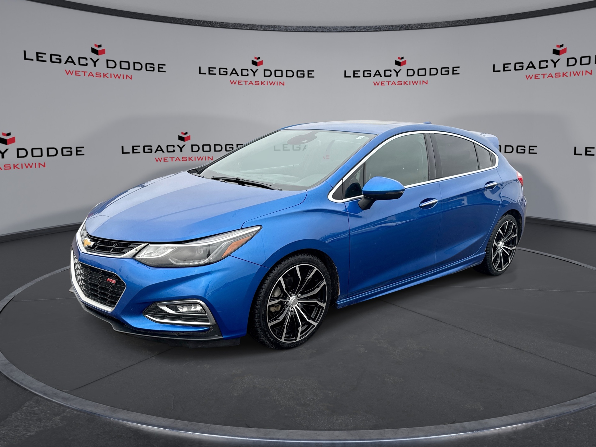 Blue 2017 Chevrolet Cruze Hatchback Front-Wheel Drive Automatic