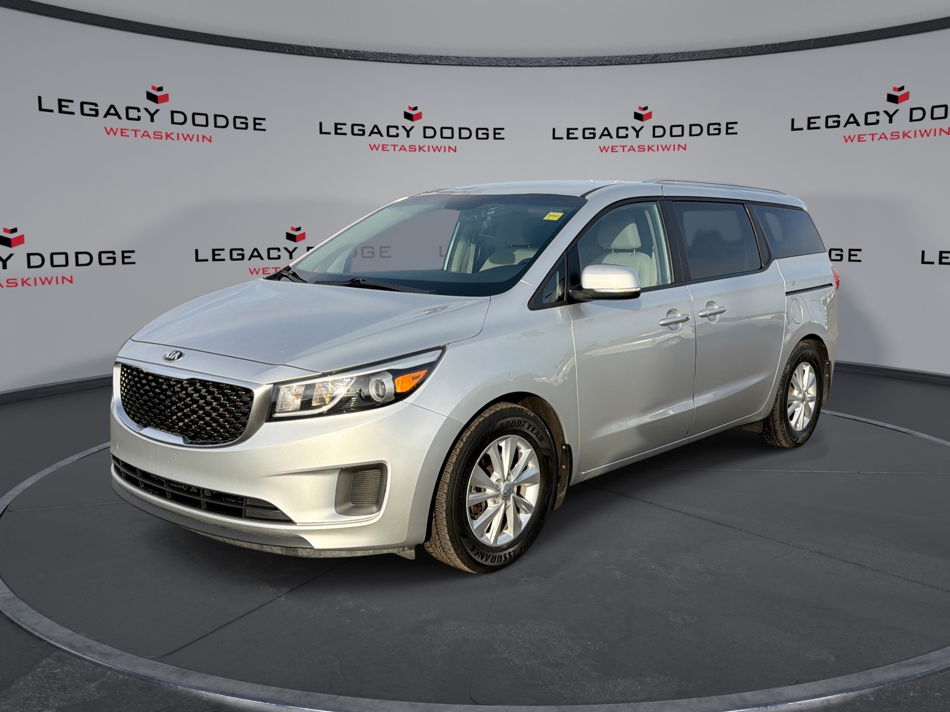 Gray 2017 Kia Sedona Minivan Front-Wheel Drive 6-Speed Automatic
