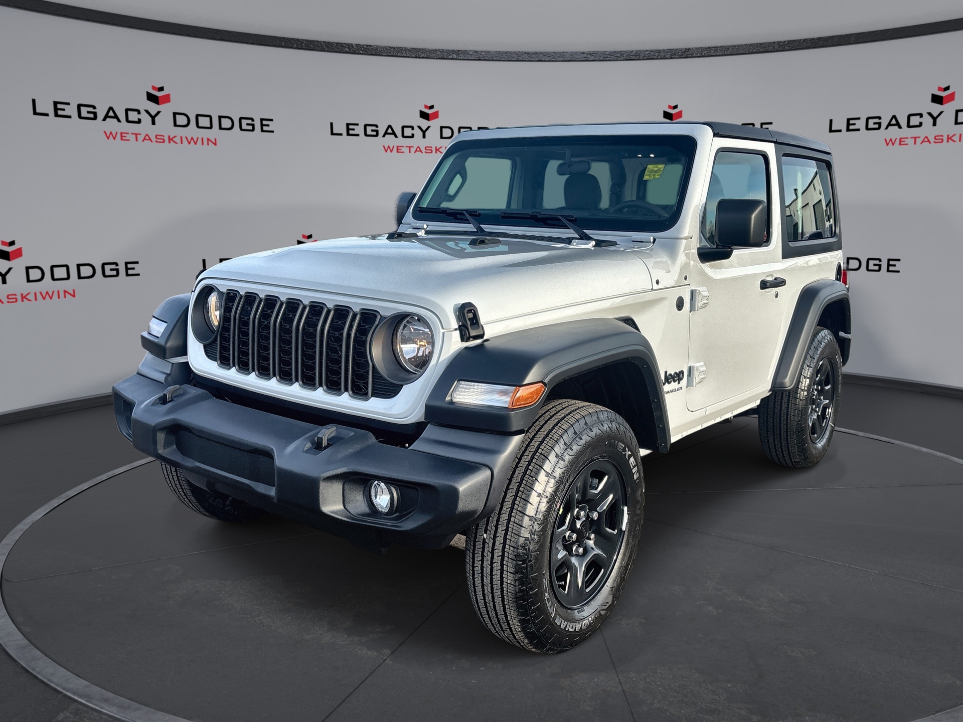 Bright White 2026 Jeep Wrangler Sport 2-Door 4WD SUV / Crossover Four-Wheel Drive Manual