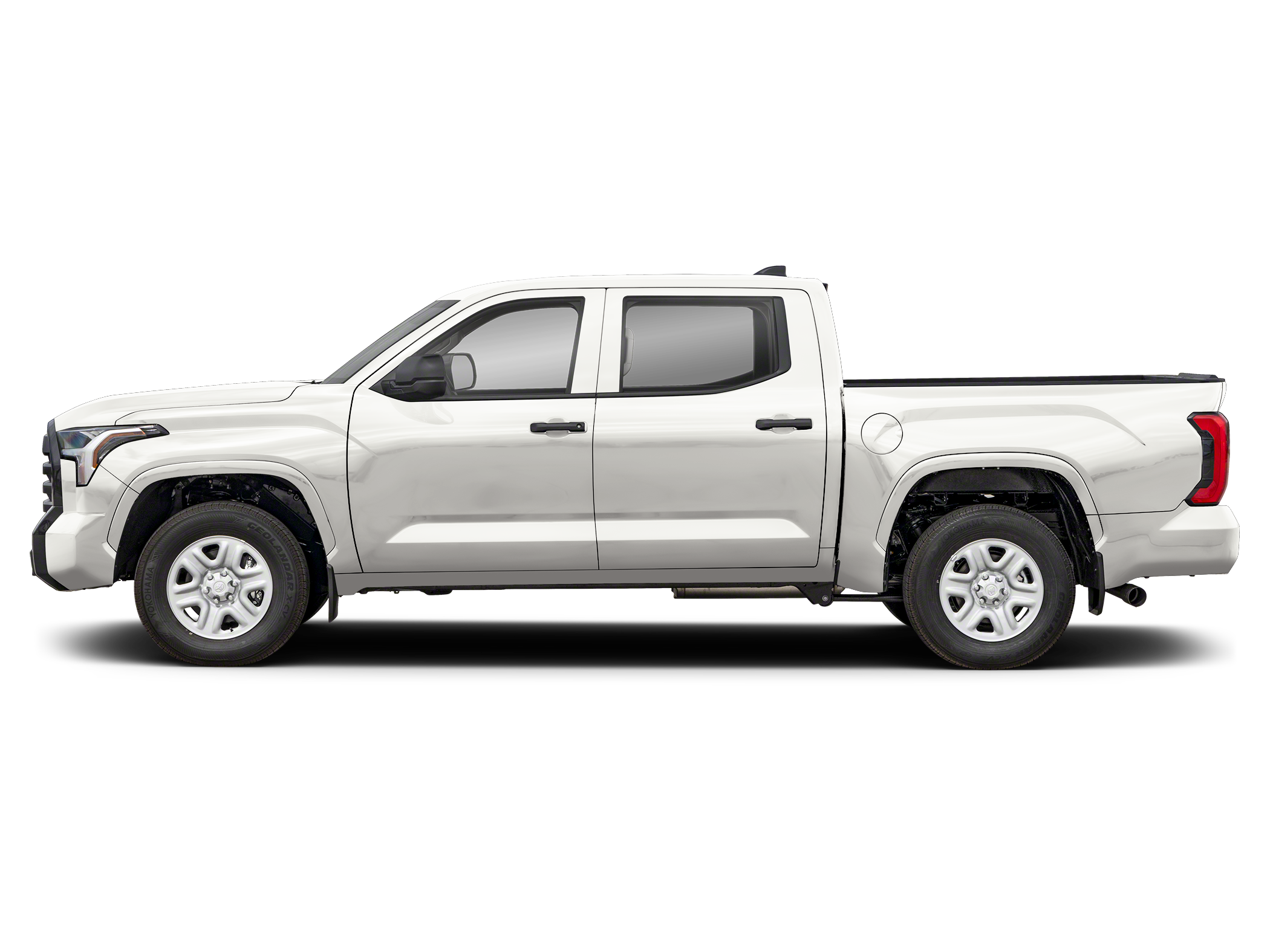 White 2024 Toyota Tundra SR CrewMax Cab 4WD Pickup Truck Four-Wheel Drive Automatic