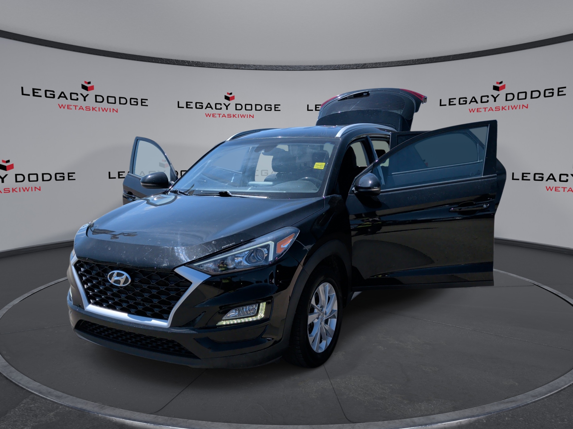 Black Noir Pearl 2019 Hyundai Tucson SUV / Crossover  6-Speed Automatic Overdrive