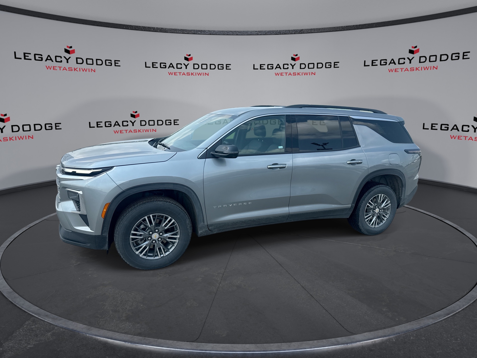 Gray (Sterling Grey Metallic) 2026 Chevrolet Traverse SUV / Crossover Four-Wheel Drive Automatic