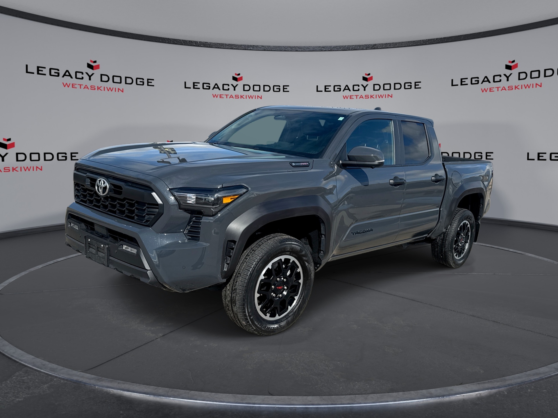 Gray 2024 Toyota Tacoma Pickup Truck Four-Wheel Drive 8-Speed Automatic