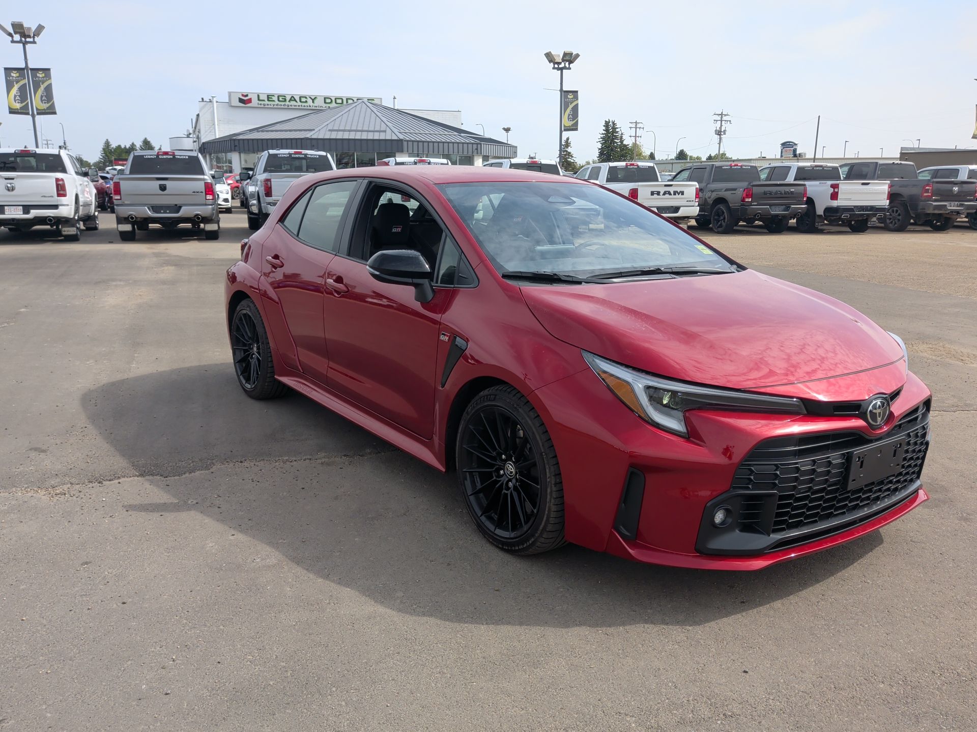 Red 2023 Toyota GR Corolla Hatchback All-Wheel Drive Automatic