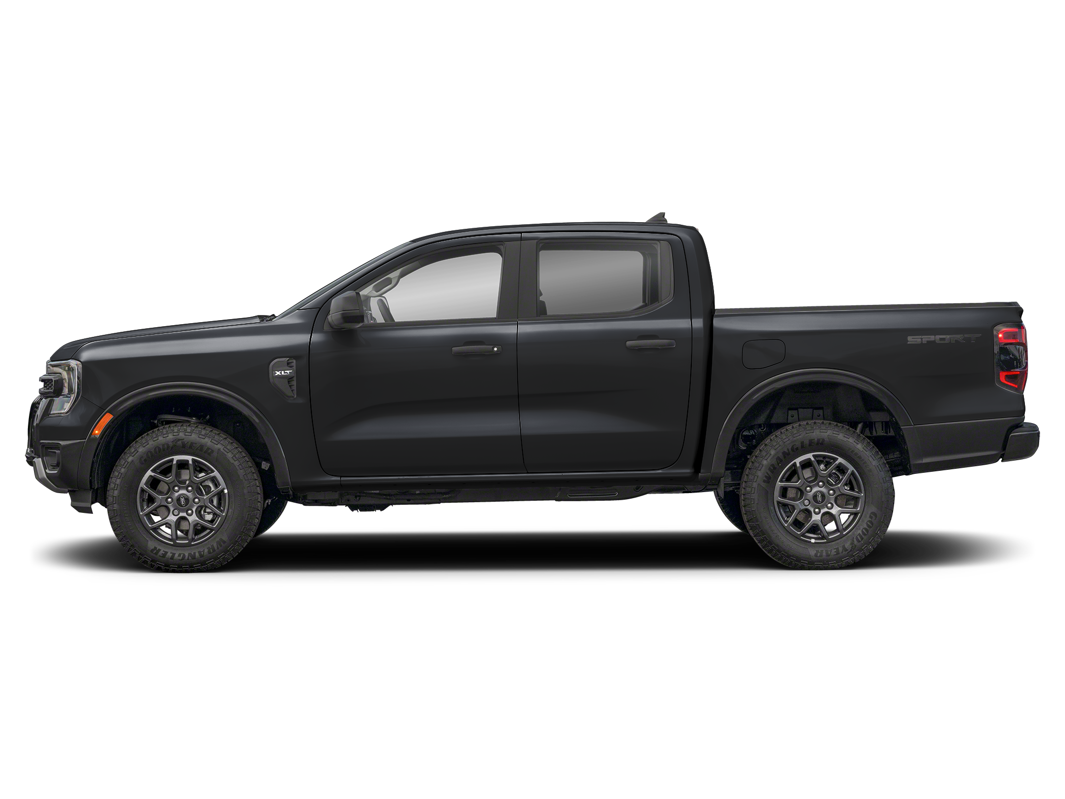 Shadow Black 2026 Ford Ranger XLT SuperCrew 4WD Pickup Truck Four-Wheel Drive Automatic