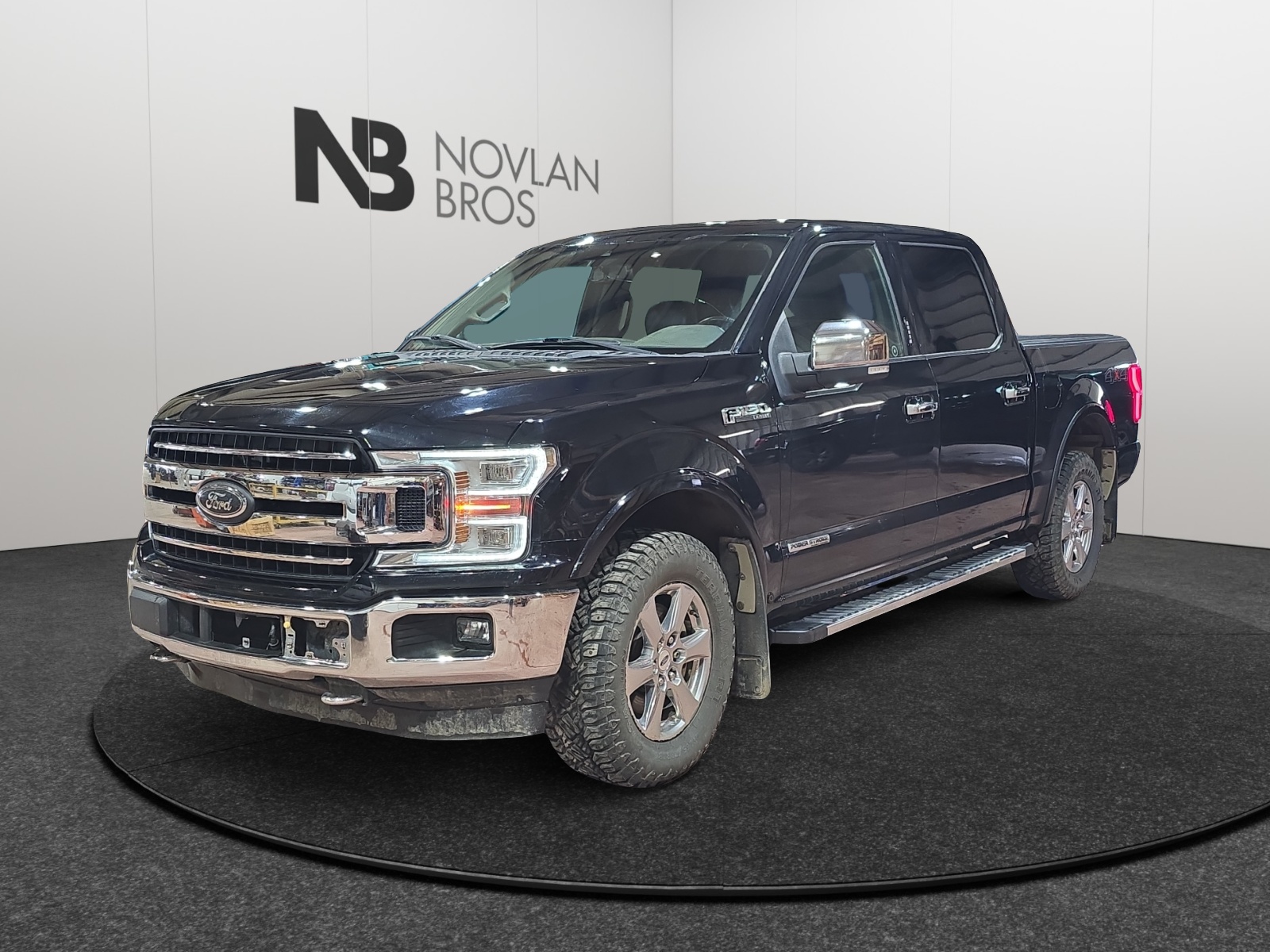 Black 2018 Ford F-150 Pickup Truck Four-Wheel Drive Automatic