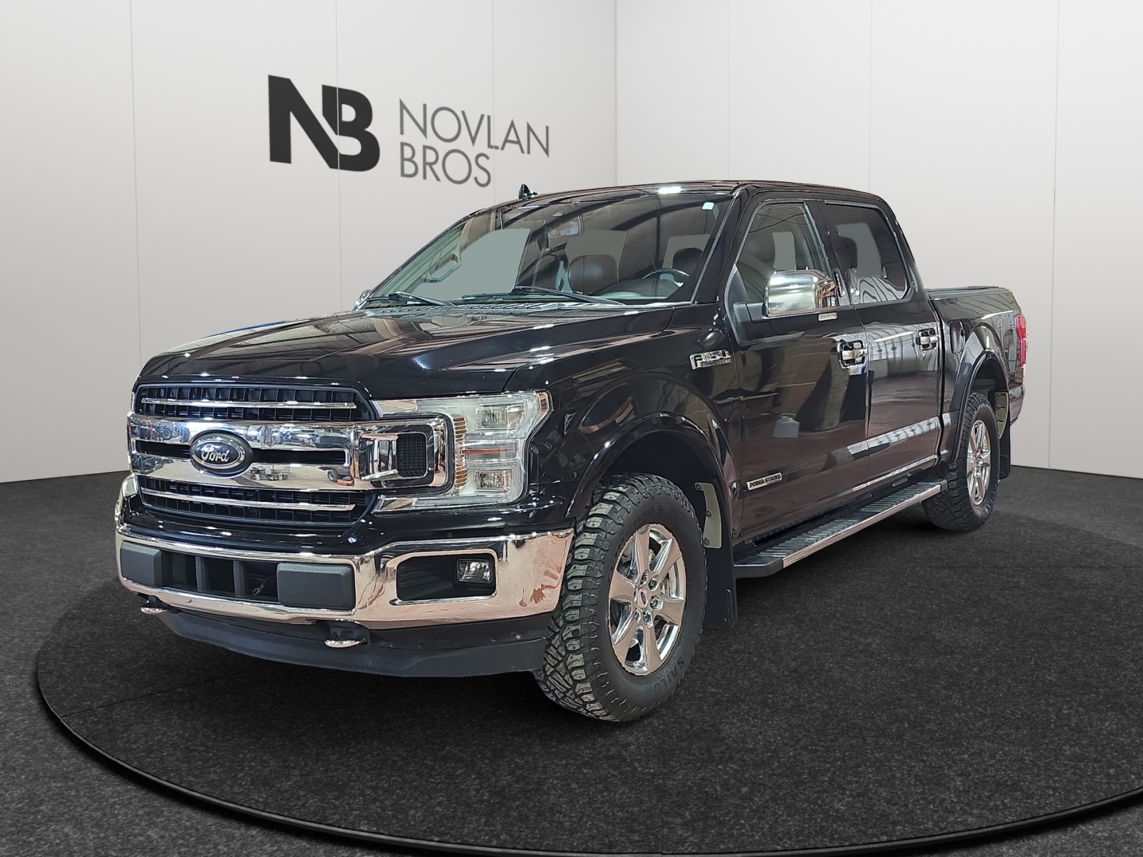 Black 2018 Ford F-150 Pickup Truck Four-Wheel Drive Automatic