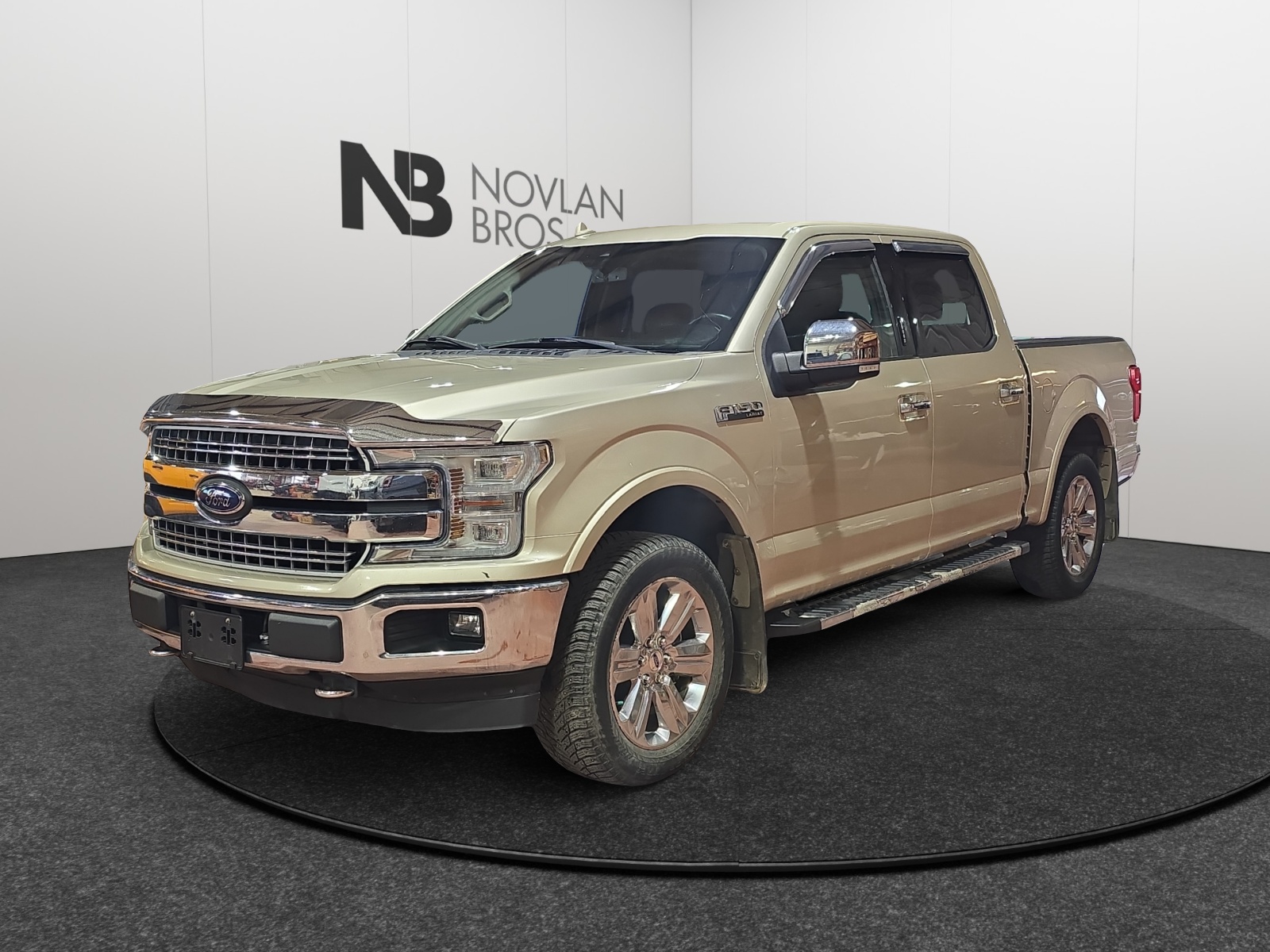 White Gold 2018 Ford F-150 Pickup Truck Four-Wheel Drive Automatic