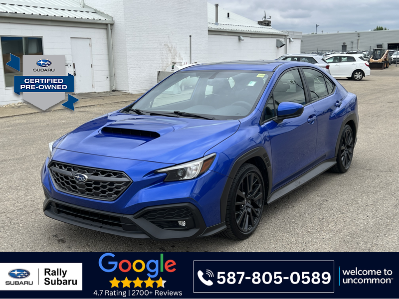 Blue 2023 Subaru WRX Sport AWD Sedan Manual