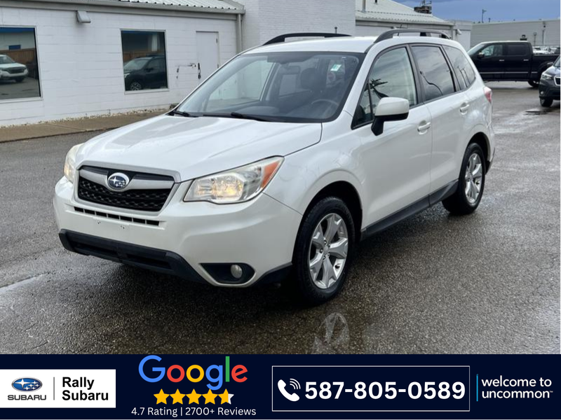 White 2014 Subaru Forester 2.5i Convenience SUV / Crossover Automatic