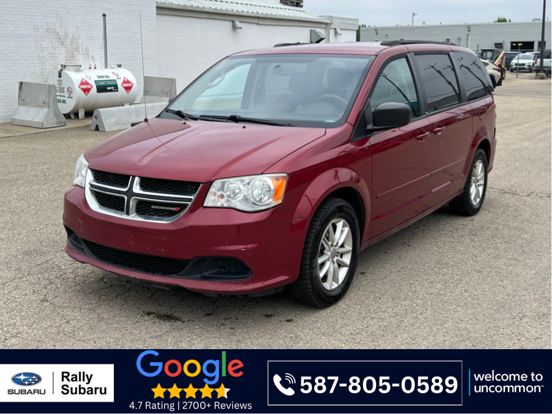 Red 2014 Dodge Grand Caravan Minivan Front-Wheel Drive Automatic