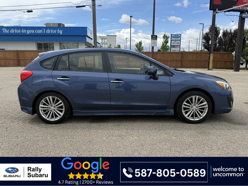 Blue 2012 Subaru Impreza 2.0i Limited Hatchback Hatchback All-Wheel Drive Automatic