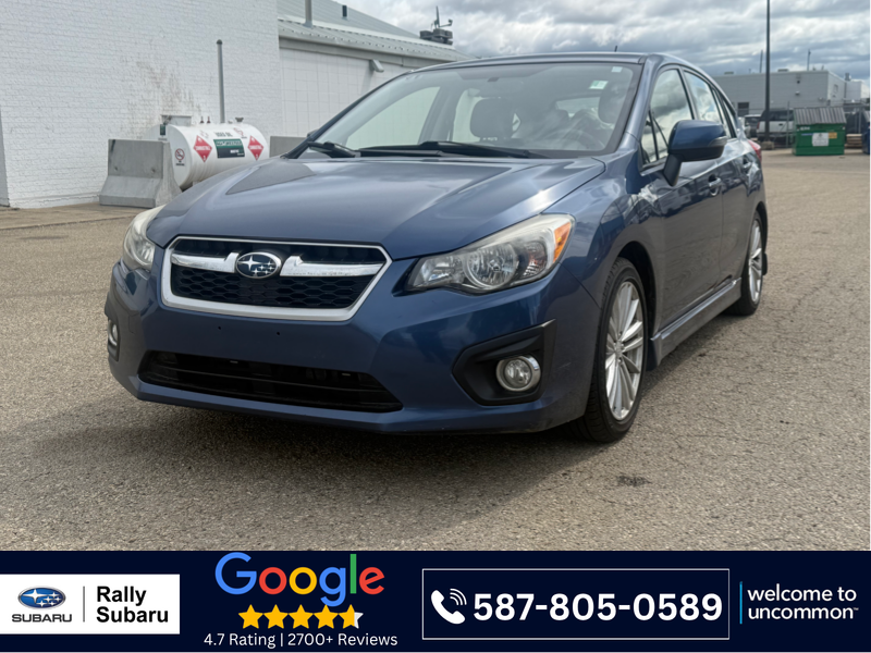 Blue 2012 Subaru Impreza 2.0i Limited Hatchback Hatchback All-Wheel Drive Automatic