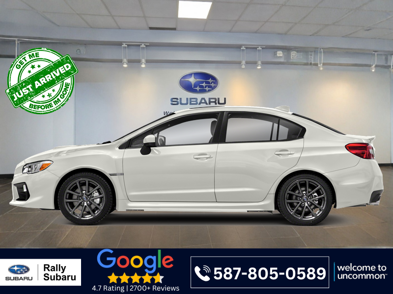 White 2019 Subaru WRX Sedan Manual